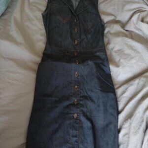 Dynamite denim sleeveless dress